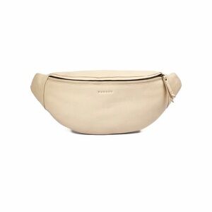 MANDRN Leather Atlas - Bone Beige Crossbody Bag